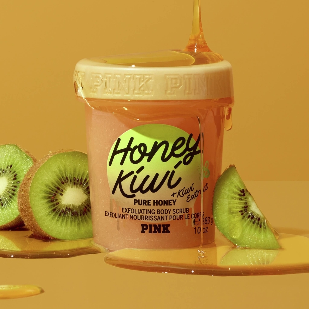 VS Pink honey kiwi body scrub
